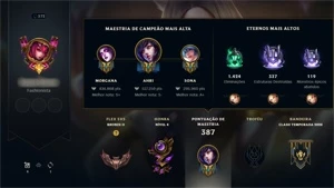 💎 CONTA MONO AHRI COM TODAS SKINS~CROMAS~BORDAS~ICONES💎 - League of Legends: Wild Rift LOL WR