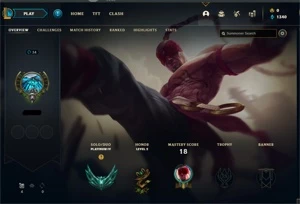 conta plat4 - League of Legends LOL