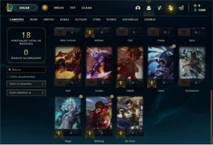 conta plat4 - League of Legends LOL