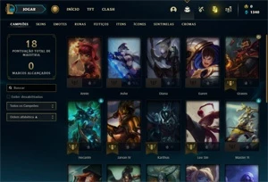 conta plat4 - League of Legends LOL