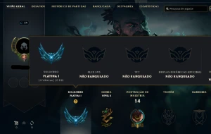 Conta Platina Com Mmr Alto - League of Legends LOL