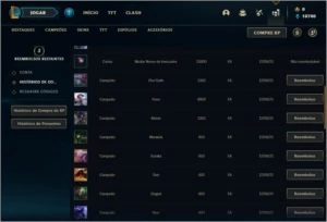 Conta platina 2 com 3 skins e 22 champs - League of Legends LOL