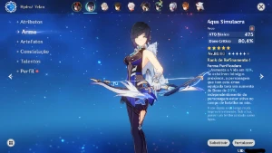 AR 59 end game - 19 5 star + 6 armas 5 star + Hutao Yelan - Genshin Impact