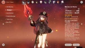 AR 59 end game - 19 5 star + 6 armas 5 star + Hutao Yelan - Genshin Impact
