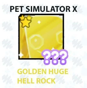 pet huge pet simulator huge hell rock gold