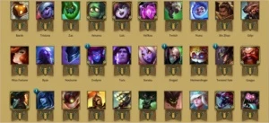 Prata 3 Prata 2 90 Campeões, 25 skins, 33 ícones - League of Legends LOL
