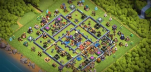 Centro De Vila 18 negociável - Clash of Clans