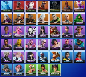 Conta Fortnite para PC 39 skins Gwen, Kor, Cavaleira Rubra