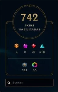 VENDO CONTA DE LEAGUE OF LEGENDS COM - > 742 skins LOL