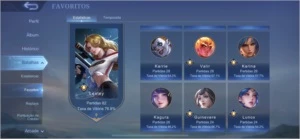 CONTA MLBB +200 SKINS, 79 HEROES, ELO MÁXIMO MÍTICO IV - Mobile Legends