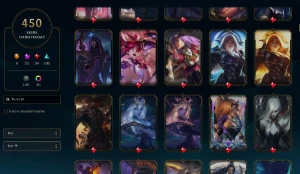 Conta lol 450 skins, 23 míticas, todas ultimates, 34 lendári - League of Legends