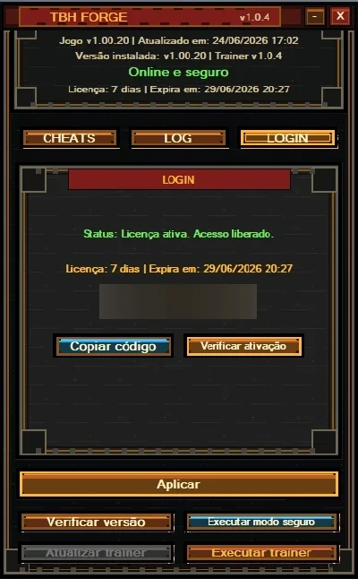 TBH: FORGE Trainer atualizado (Acesso Vitalício) - Task Bar Hero