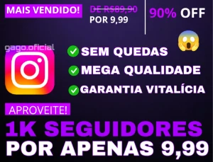 1000 Seguidores por apenas 9,99[Menor Preço] Instagram 💓 - Redes Sociais