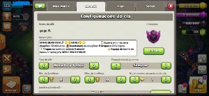 Clash of Clans - Clã nível 10 [Nomes e Status aleatórios]