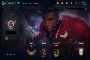 Conta LoL (778 skins) +  Valorant - League of Legends