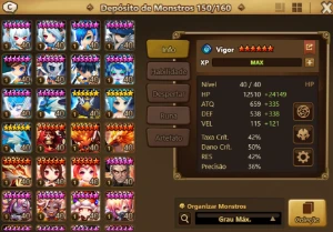 Verônica ,  Thebae, Pater, robo dark LD nat5 Summoners war