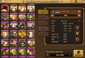 Verônica ,  Thebae, Pater, robo dark LD nat5 Summoners war