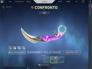 Conta Valorant Karambit velocidade