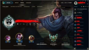 Conta Platina 1/53 skins/92 champs/Borda platina/61pdl - League of Legends LOL
