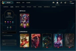 CONTA DE LOL, GOLD2, 25 SKINS, 3 CROMAS, M7 DE YASUO!!! - League of Legends