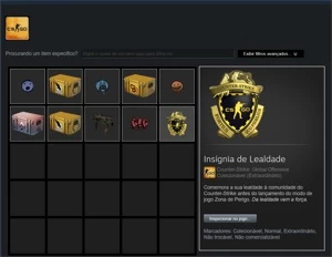 CONTA CSGO PRIME + INSIGNA LEALDADE - Counter Strike
