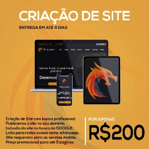 Criação de Site até 5 páginas - Digital Services