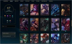 Conta de LoL platina 3 - League of Legends