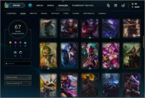 Conta de LoL platina 3 - League of Legends