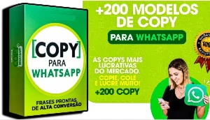 Pack +200 Copys Pronta Para Whatsapp Textos Persuasivos