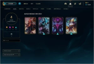 Combo 3 Contas- 1 Gold 2 , 2 Plat 4 - League of Legends LOL