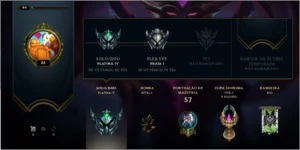 Combo 3 Contas- 1 Gold 2 , 2 Plat 4 - League of Legends LOL