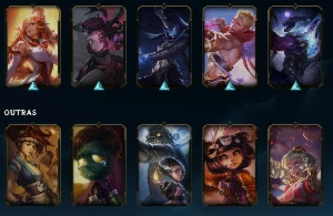 Conta League of Legends Full Acesso - 75 Champs e 83 Skins LOL