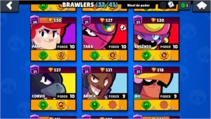 Conta Brawl Stars 18.2k troféus barata