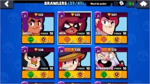 Conta Brawl Stars 18.2k troféus barata