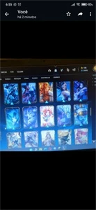 conta LOL nível 105 76 skins - League of Legends