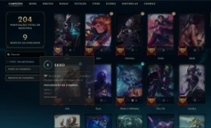 Conta mestre 15k EA mmr bom - League of Legends LOL