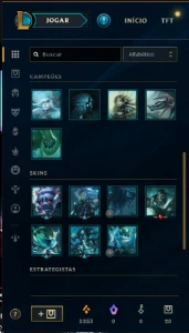 Conta mestre 15k EA mmr bom - League of Legends LOL