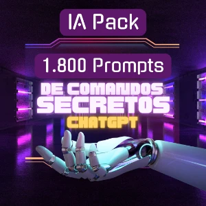 IA Pack +1.800 Prompts De Comandos Secretos CHATGPT - Outros