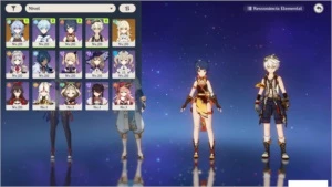 Conta Genshin Impact Iniciante Ganyu+Harpa Celestial AR15