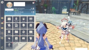 Conta Genshin Impact Iniciante Ganyu+Harpa Celestial AR15
