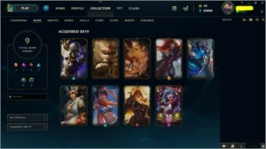 CONTA UNRANKED, 22K DE EA, 20 CAMPEÕES E SKINS - League of Legends LOL