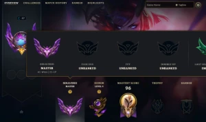 Conta mestre league of legends