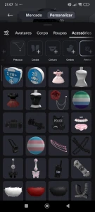 Vendo conta Roblox unissex