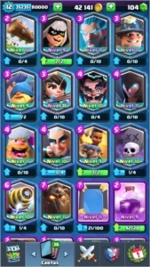Vendo conta Clash Royale com todas as cartas!