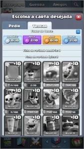 Vendo conta Clash Royale com todas as cartas!