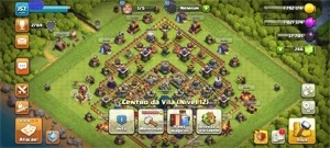 CLASH OF CLANS - CV 12 Quase Full + BRINDE. [Leia Anúncio]