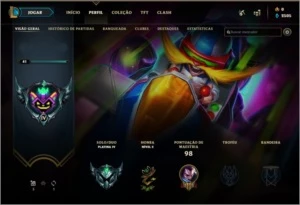 CONTA PLATINA MMR ALTO - League of Legends LOL