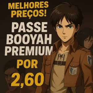 Passe Booyah Premium – 250 Diamantes - Free Fire