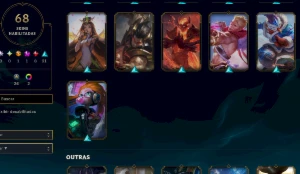 Conta Lol 100% Segura Full Acesso | 68 Skins | Nvl 264 | - League of Legends