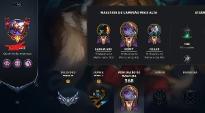 Conta Lol 100% Segura Full Acesso | 68 Skins | Nvl 264 | - League of Legends